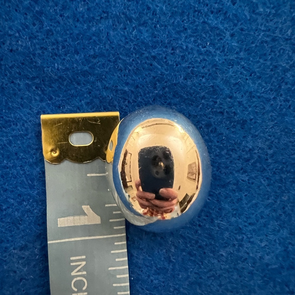 Sterling Silver Solid Clip Earrings - image 4